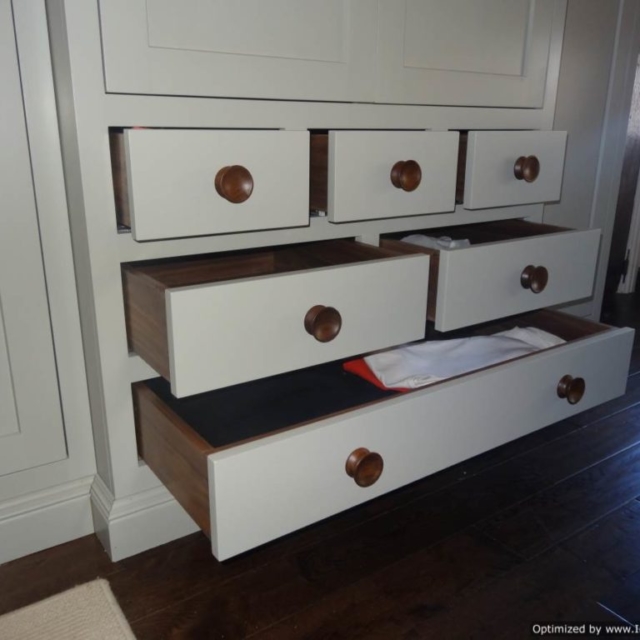 Bespoke hand painted wardrobe