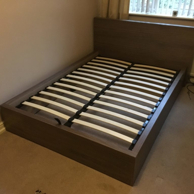 Bespoke Walnut Ottoman Bed