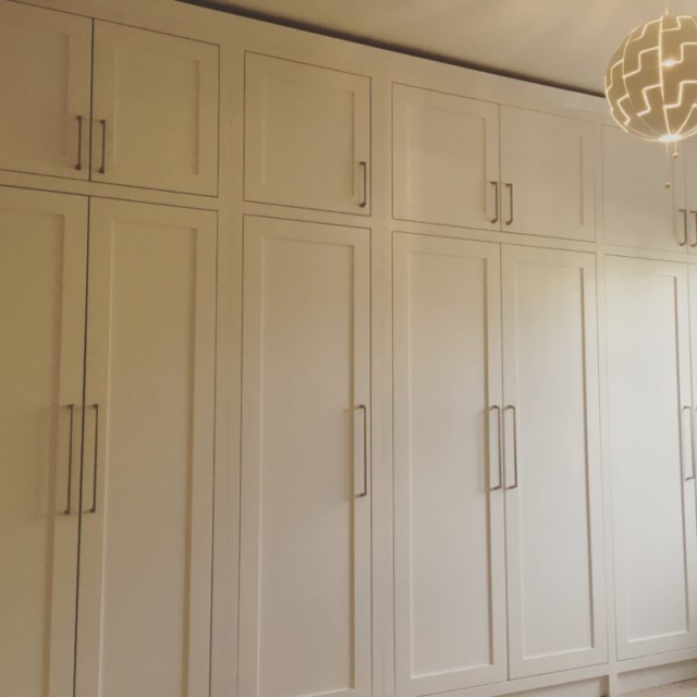 Bespoke painted wardrobe